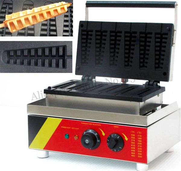 6 molds nonstick electric lolly waffle machine commercial short pine-tree shape waffle maker 110v 220v
6 molds nonstick electric lolly waffle machine commercial short pine-tree shape waffle maker 110v 220v