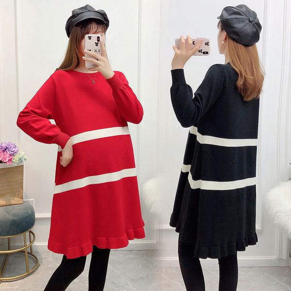 pregnant women suit fashion out coat mid long autumn winter maternity dress large sweater, White
pregnant women suit fashion out coat mid long autumn winter maternity dress large sweater, White