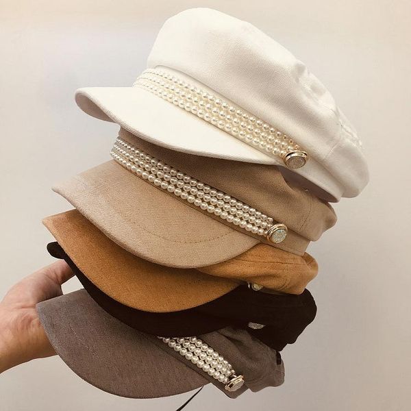 stingy brim hats women leisure visors cap wholesale pearl chain beautiful lady octagonal hat, Blue;gray
stingy brim hats women leisure visors cap wholesale pearl chain beautiful lady octagonal hat, Blue;gray