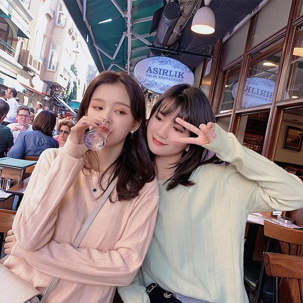 mishow 2021 long sleeve knitting sweater new korean style vogue o neck streetwear slim women pullover mx19c5443, White;black
mishow 2021 long sleeve knitting sweater new korean style vogue o neck streetwear slim women pullover mx19c5443, White;black