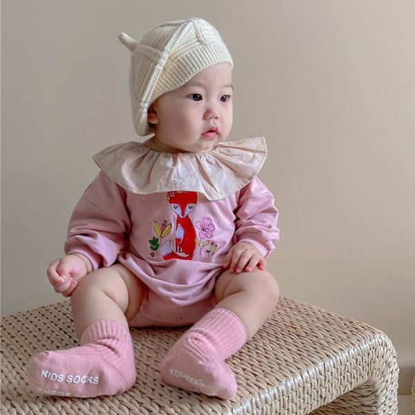 2021 new autumn clothing cute lovely fox embroidery bodysuit long sleeve jumpsuit baby girl clothes 0-24m w4j3, Blue
2021 new autumn clothing cute lovely fox embroidery bodysuit long sleeve jumpsuit baby girl clothes 0-24m w4j3, Blue