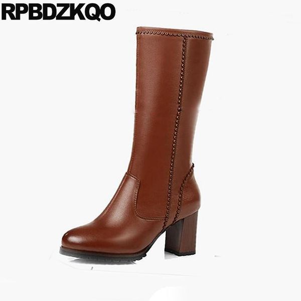 boots faux fur brand women winter genuine leather long high heel round toe chunky handmade tall 2021 black knee brown block1
boots faux fur brand women winter genuine leather long high heel round toe chunky handmade tall 2021 black knee brown block1