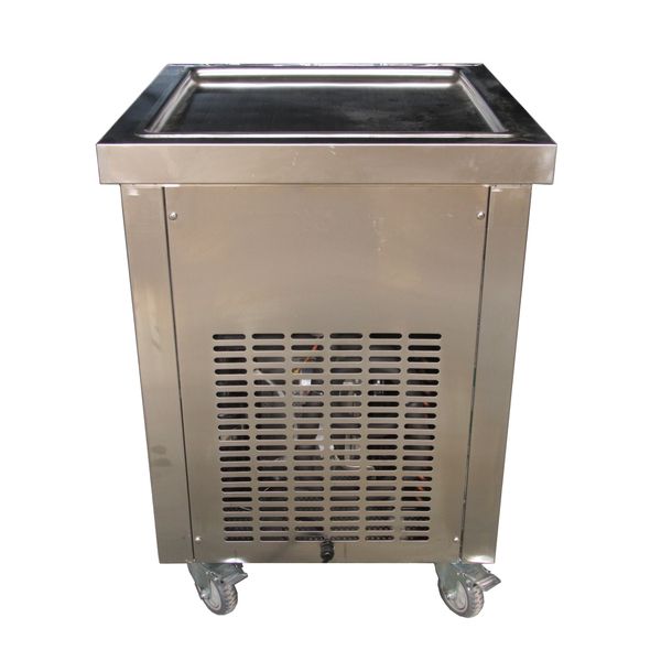 kolice etl ce food processing equipment single square pan fried ice cream roll machine