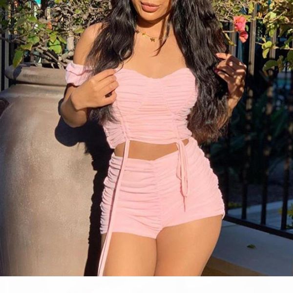 womens clothing 2 piece set women summer designer stacked leggings sets high waist shorts suits, White 
womens clothing 2 piece set women summer designer stacked leggings sets high waist shorts suits, White