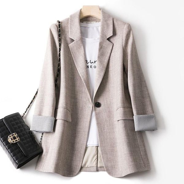 women's suits & blazers 2021 fashion business plaid women work office ladies long sleeve spring casual blazer, White;black
women's suits & blazers 2021 fashion business plaid women work office ladies long sleeve spring casual blazer, White;black