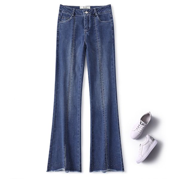 legs are thick and not afraid of small, waist is shining, jeans nine point pants women's 2020, Blue
legs are thick and not afraid of small, waist is shining, jeans nine point pants women's 2020, Blue