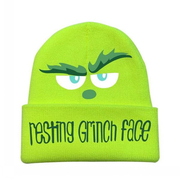 2020 christmas resting grinch face game beanie cap with words pattern printings outdoor riding cycling skiing adults knit cosplay hat, Yellow
2020 christmas resting grinch face game beanie cap with words pattern printings outdoor riding cycling skiing adults knit cosplay hat, Yellow