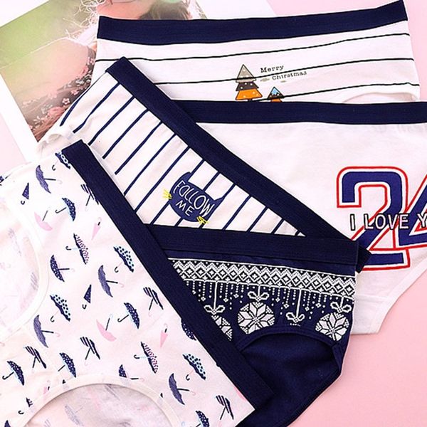 number cartoon print girls underwear ladies panty summer women's panties cotton briefs, Black;pink
number cartoon print girls underwear ladies panty summer women's panties cotton briefs, Black;pink