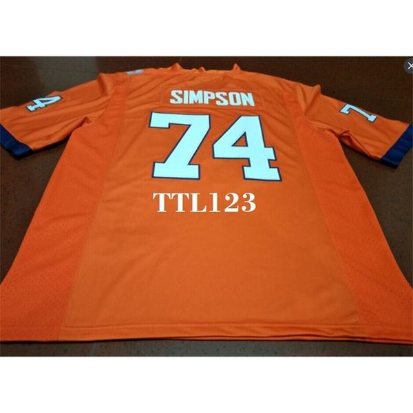 3740 clemson tigers #74 john simpson orange white college jersey or custom any name or number jersey, Black
3740 clemson tigers #74 john simpson orange white college jersey or custom any name or number jersey, Black
