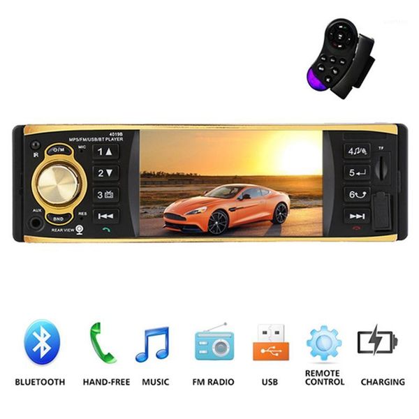 4019b 4.1 inch 1 one din car radio audio stereo aux fm radio station bluetooth auto with remote control1
4019b 4.1 inch 1 one din car radio audio stereo aux fm radio station bluetooth auto with remote control1
