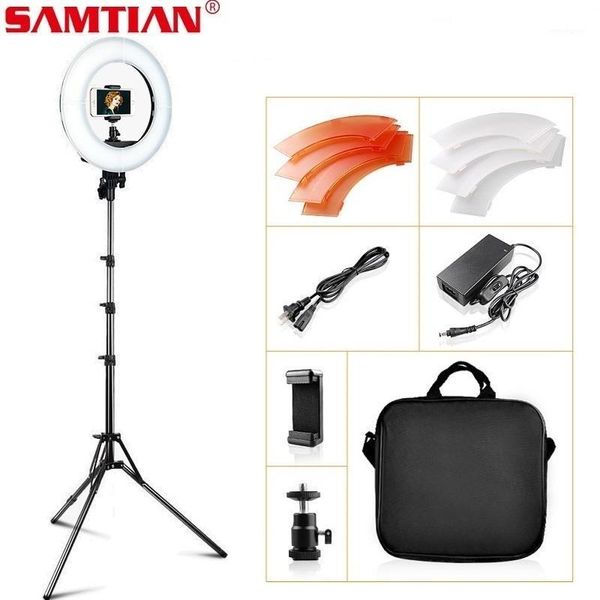 samtian ring light 14 inch 196 pcs led ring lamp dimmable with phone clip tripod for youtube makeup studio pgraphy lighting1
samtian ring light 14 inch 196 pcs led ring lamp dimmable with phone clip tripod for youtube makeup studio pgraphy lighting1