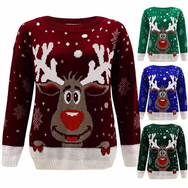 women's sweaters elk snowflake print christmas sweater women xmas o neck long sleeve pullover knitted autumn winter warm1, White;black
women's sweaters elk snowflake print christmas sweater women xmas o neck long sleeve pullover knitted autumn winter warm1, White;black
