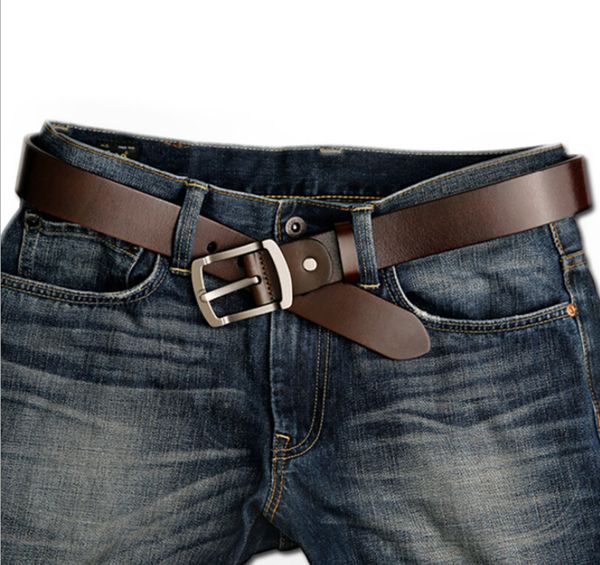 2020 new men's leather belt men's fashion pin buckle leather belt casual all-match leather men's belt, Black;brown
2020 new men's leather belt men's fashion pin buckle leather belt casual all-match leather men's belt, Black;brown