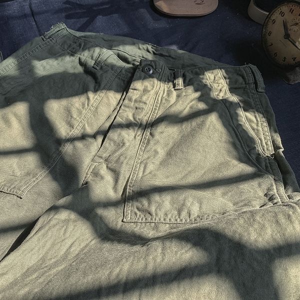 non stock og-107 fatigue utility pants military baker trousers sateen army green lj201221, Black
non stock og-107 fatigue utility pants military baker trousers sateen army green lj201221, Black