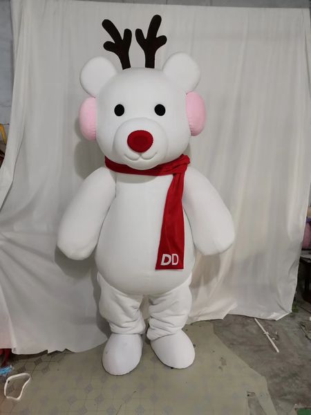christmas white bear for party cartoon character mascot costumes for sale support customization, Red;yellow
christmas white bear for party cartoon character mascot costumes for sale support customization, Red;yellow