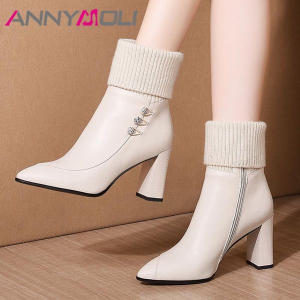boots annymoli winter ankle women natural genuine leather block heels short zipper extreme high heel shoes lady size 34-39, Black
boots annymoli winter ankle women natural genuine leather block heels short zipper extreme high heel shoes lady size 34-39, Black