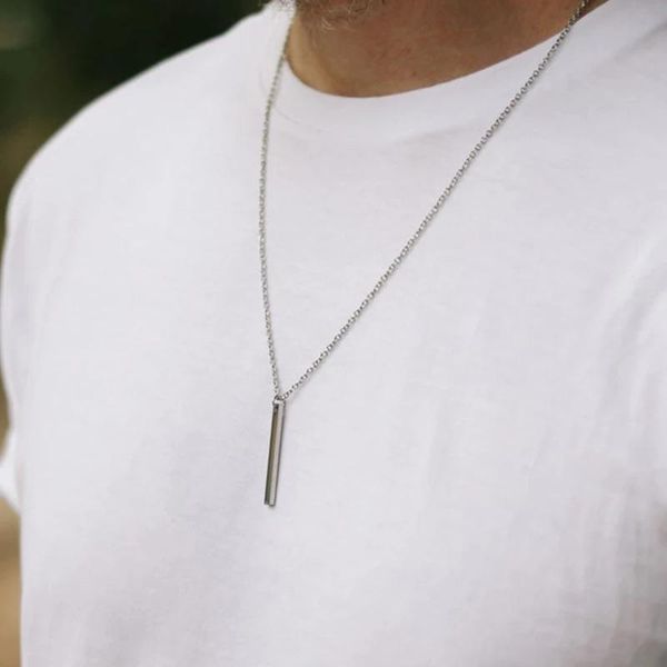 party favor men necklace stainless steel women simple long chain rectangular pendant statement couples choker gifts
party favor men necklace stainless steel women simple long chain rectangular pendant statement couples choker gifts