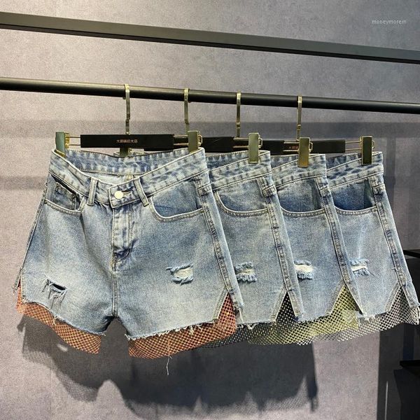 women's jeans holes jean shorts women 2021 summer mesh crystal stitching hem hole denim pants women's fashion jeans1, Blue
women's jeans holes jean shorts women 2021 summer mesh crystal stitching hem hole denim pants women's fashion jeans1, Blue