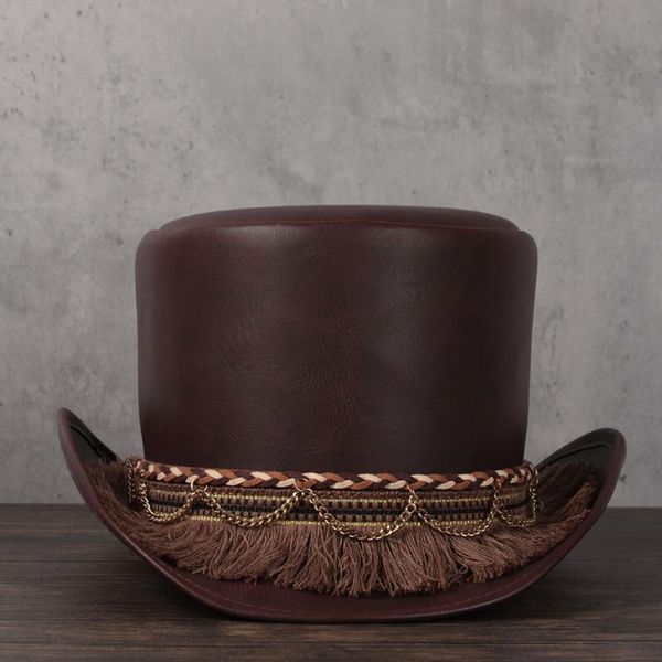 women men leather hat lady flat fedoras hat magician tassel cosplay party caps dropshiping 3size 13cm top, Blue;gray
women men leather hat lady flat fedoras hat magician tassel cosplay party caps dropshiping 3size 13cm top, Blue;gray
