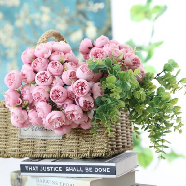 artificial silk 27 heads rose flower bouquet home l table decoration fake flower wedding bride holding floral bouquet
artificial silk 27 heads rose flower bouquet home l table decoration fake flower wedding bride holding floral bouquet