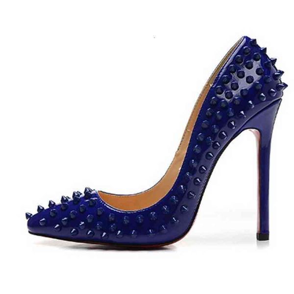 pumps women pointed toe red bottom high heels shoes luxury designer rivets sole women's wedding 8cm 10cm 12cm+=box, Black
pumps women pointed toe red bottom high heels shoes luxury designer rivets sole women's wedding 8cm 10cm 12cm+=box, Black