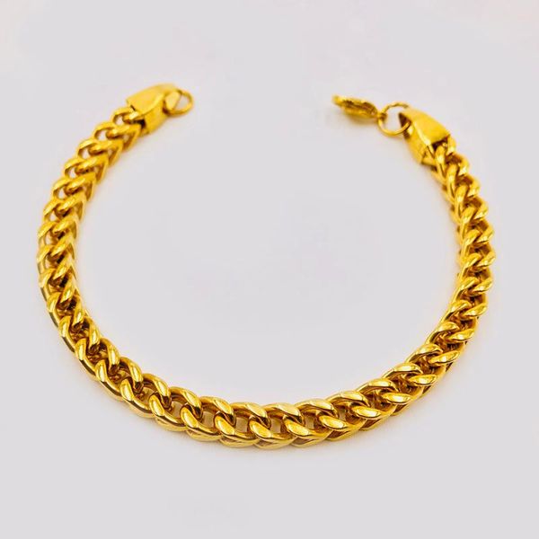 huan wen cuban 6mm 22cm bracelet for men gold silver gold and silvery steel curb bracelet fashion power jewelry br007, Black
huan wen cuban 6mm 22cm bracelet for men gold silver gold and silvery steel curb bracelet fashion power jewelry br007, Black