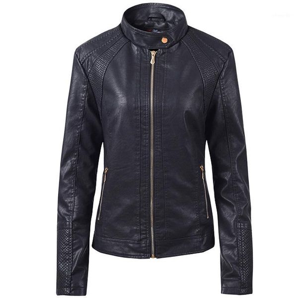 women spring autumn pu leather jacket casual slim soft moto biker faux leather jacket female coat basic streetwear r1118031, Black 
women spring autumn pu leather jacket casual slim soft moto biker faux leather jacket female coat basic streetwear r1118031, Black