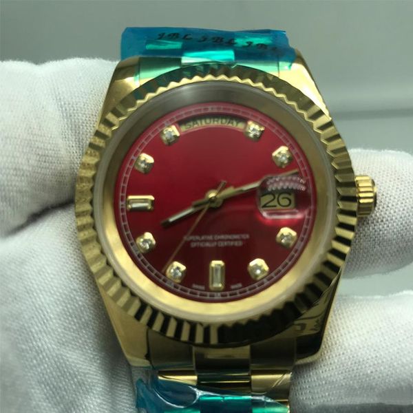 2021 new 3 colors luxury watch automatic daydate men automatic self-wind 40mm 18k watches stainless steel wristwatch no battery, Slivery;brown
2021 new 3 colors luxury watch automatic daydate men automatic self-wind 40mm 18k watches stainless steel wristwatch no battery, Slivery;brown