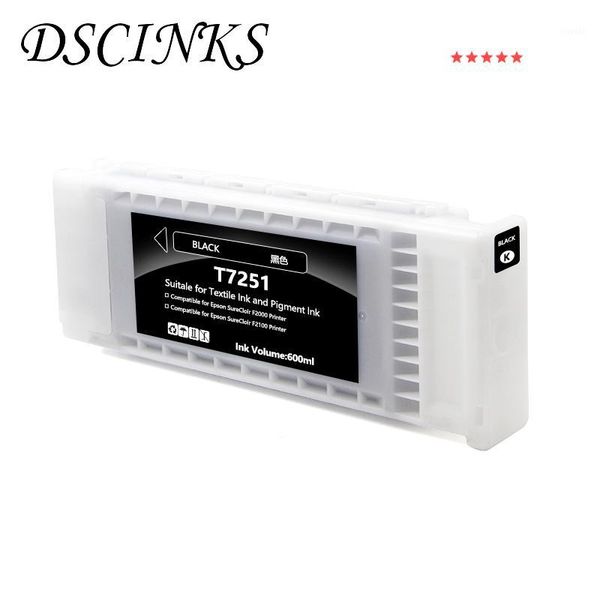 600ml per pcs textile t7251 t7252 t7253 t7254 t725a ink cartridge for f2000 f2100 f2130 f2140 f2150 f2160 printer1 cartridges
600ml per pcs textile t7251 t7252 t7253 t7254 t725a ink cartridge for f2000 f2100 f2130 f2140 f2150 f2160 printer1 cartridges