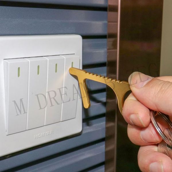 edc keychain hands safety contactless press elevator tool protection isolation no touch door opener key ring
edc keychain hands safety contactless press elevator tool protection isolation no touch door opener key ring