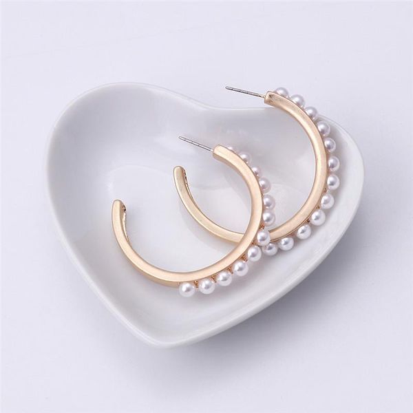 minar temperament imitation pearl hoop earrings oversize c shape alloy earring for women lady luxury jewellery korean style, Golden;silver
minar temperament imitation pearl hoop earrings oversize c shape alloy earring for women lady luxury jewellery korean style, Golden;silver