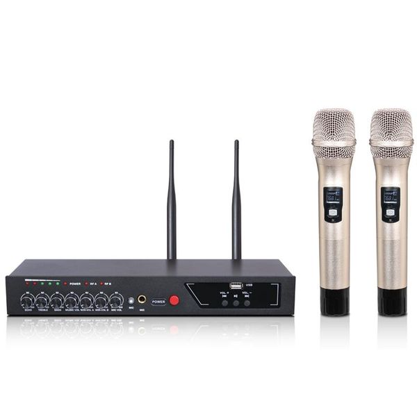 mu-6s wireless handheld microphone dual channel uhf system fixed frequencies bluetooth dynamic cartridge echo effect eu plug
mu-6s wireless handheld microphone dual channel uhf system fixed frequencies bluetooth dynamic cartridge echo effect eu plug