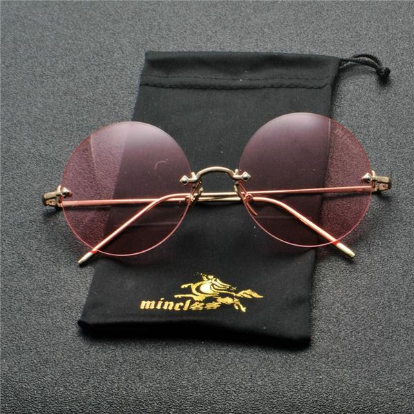 2020 new fashion ladies round sunglasses women designer women men rimless gradient punk sun glasses for female fml, White;black
2020 new fashion ladies round sunglasses women designer women men rimless gradient punk sun glasses for female fml, White;black
