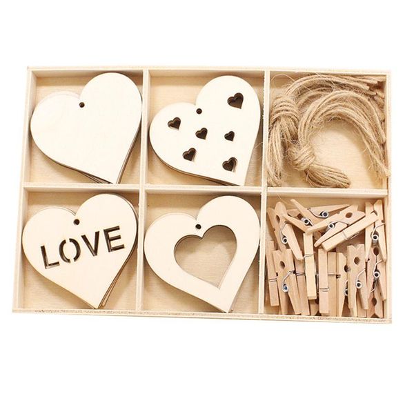 diy wooden ornaments wood box with heart slices clips and twine use for valentine's day diy gifts for girlfriend lover & mother
diy wooden ornaments wood box with heart slices clips and twine use for valentine's day diy gifts for girlfriend lover & mother