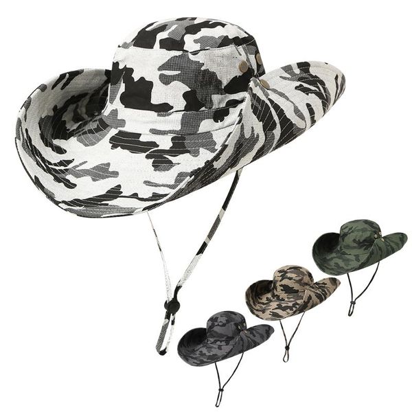 adjustable men women outdoor fishing cap hat wide brim breathable hunting baseball hat breathable camouflage cap, Black;white
adjustable men women outdoor fishing cap hat wide brim breathable hunting baseball hat breathable camouflage cap, Black;white