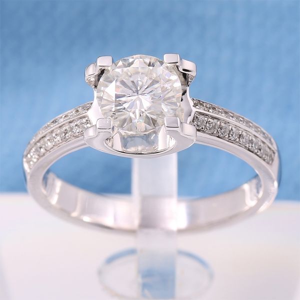 transgems solid 14k white gold 1ct moissanite diamond wedding gifts engagement ring for women birthday anniversary gifts y200620, Slivery;golden
transgems solid 14k white gold 1ct moissanite diamond wedding gifts engagement ring for women birthday anniversary gifts y200620, Slivery;golden