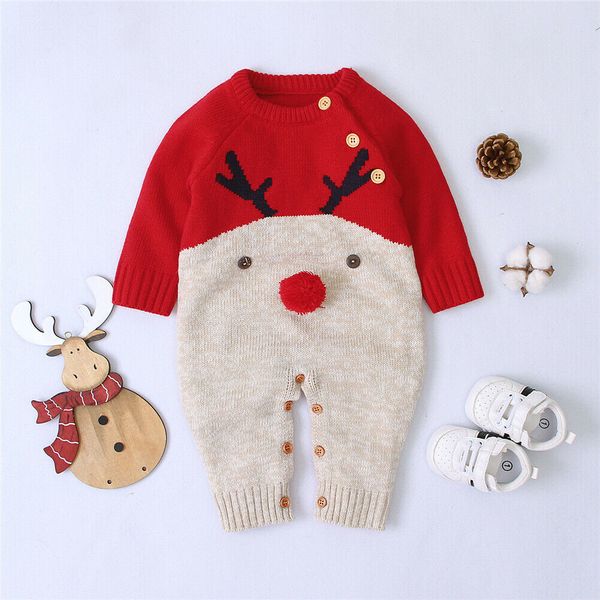 2020 new winter christmas newborn baby girl knitted romper jumpsuit overall sweater warm fall autumn wool xmas clothes q1215, Blue
2020 new winter christmas newborn baby girl knitted romper jumpsuit overall sweater warm fall autumn wool xmas clothes q1215, Blue