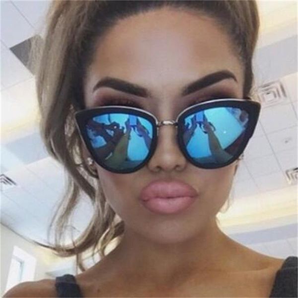 blue mirror sunglasses women cat eye sunglasses female brand designer trendy retro vintage gold glasses girl eyewear uv400, White;black
blue mirror sunglasses women cat eye sunglasses female brand designer trendy retro vintage gold glasses girl eyewear uv400, White;black