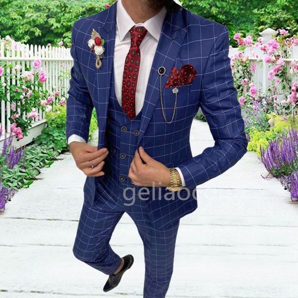 custom made new men's suits slim fit 3 pieces soft thin tr plaid prom tuxedos party jacket vest pants for wedding grooms tuxedo1, White;black
custom made new men's suits slim fit 3 pieces soft thin tr plaid prom tuxedos party jacket vest pants for wedding grooms tuxedo1, White;black