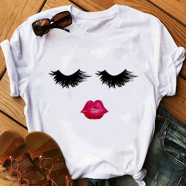 pretty and cute red lips eye lashes print women t shirt summer fashion short sleeve o neck t-shirt ladies white tshirt
pretty and cute red lips eye lashes print women t shirt summer fashion short sleeve o neck t-shirt ladies white tshirt