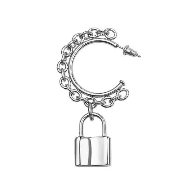 dangle & chandelier silver color lock and key shape earrings for women party single eardrop chain earring personality jewelry punk style
dangle & chandelier silver color lock and key shape earrings for women party single eardrop chain earring personality jewelry punk style