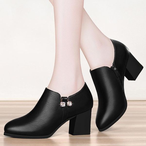 leisure slip-on basic pumps for women med square heel ladies pumps shallow female single shoes1, Black
leisure slip-on basic pumps for women med square heel ladies pumps shallow female single shoes1, Black