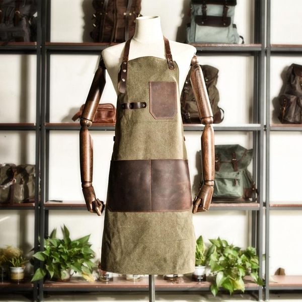 aprons canvas work apron coffee shop retro high-end restaurant artisan overalls for cleaning cooking baking painting
aprons canvas work apron coffee shop retro high-end restaurant artisan overalls for cleaning cooking baking painting