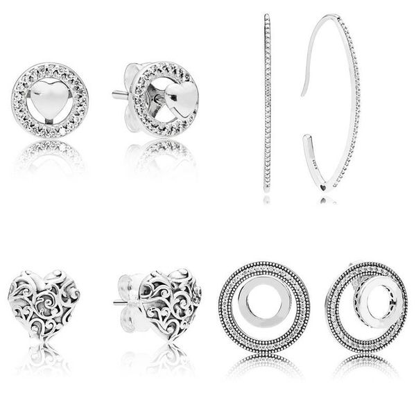 stud 925 sterling silver earring forever circle signature oval sparkle romantic regal hearts for women jewelry, Golden;silver
stud 925 sterling silver earring forever circle signature oval sparkle romantic regal hearts for women jewelry, Golden;silver