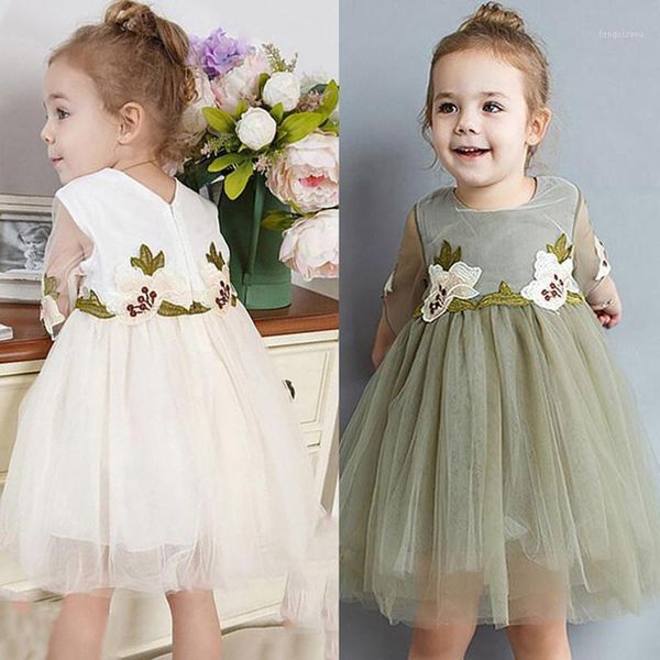 girl's dresses 40# baby summer girls children's mid-sleeve mesh flower embroidery dress princess costume for girl vestidos1, Red;yellow
girl's dresses 40# baby summer girls children's mid-sleeve mesh flower embroidery dress princess costume for girl vestidos1, Red;yellow
