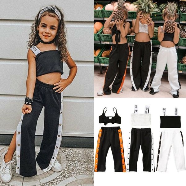 1-6y fashion toddler kid baby girl clothes sets letter casual crop pants tracksuit outfit summer y200525, White
1-6y fashion toddler kid baby girl clothes sets letter casual crop pants tracksuit outfit summer y200525, White