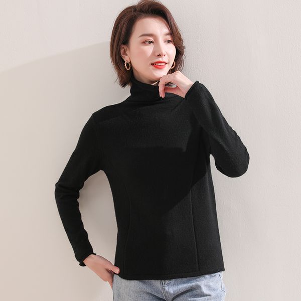 2021 100% australian mesh turteleneck woman winter new autumn fashion wool jumpers x6x3, White;black
2021 100% australian mesh turteleneck woman winter new autumn fashion wool jumpers x6x3, White;black