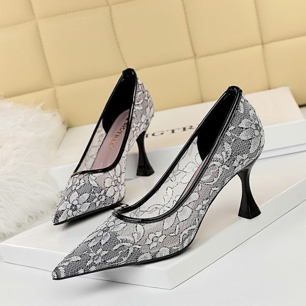luxo strang women's hollow pumps knitted lace pointed to the elegant wedding party woman high heels 2020 summer g0401 y7zb, Black
luxo strang women's hollow pumps knitted lace pointed to the elegant wedding party woman high heels 2020 summer g0401 y7zb, Black