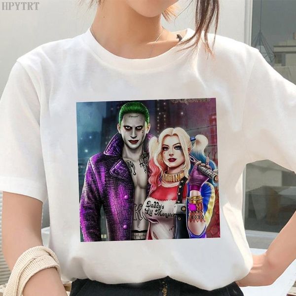модный женский плюс размер футболки harley quinn joker suiquide squad напечатана женская футболка лета harajuku повседневная футболка, White
модный женский плюс размер футболки harley quinn joker suiquide squad напечатана женская футболка лета harajuku повседневная футболка, White