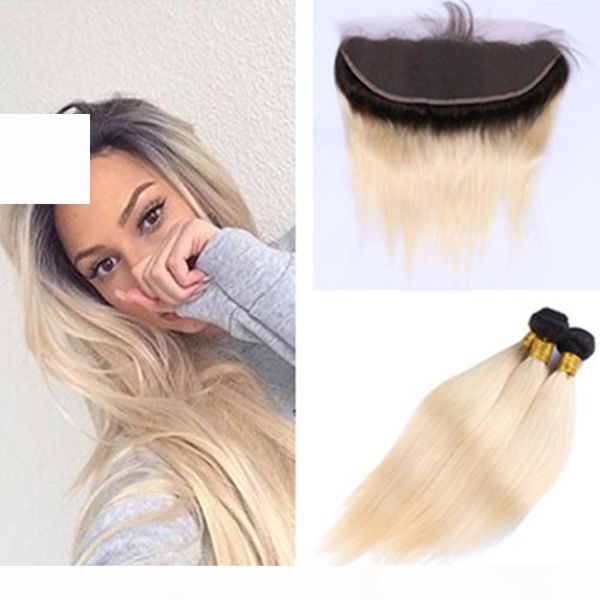 raw t1b 613 straight blonde ombre human hair 3 bundles with lace frontal 100% human virgin hair brazilian straight lace frontal with bundles, Black;brown
raw t1b 613 straight blonde ombre human hair 3 bundles with lace frontal 100% human virgin hair brazilian straight lace frontal with bundles, Black;brown